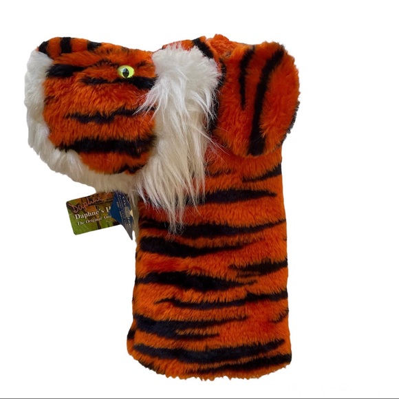 Tiger Golf Club Headcover for Driver + Oversize Golf Clubs - Headcover by Daphne - Picture 2 of 4
